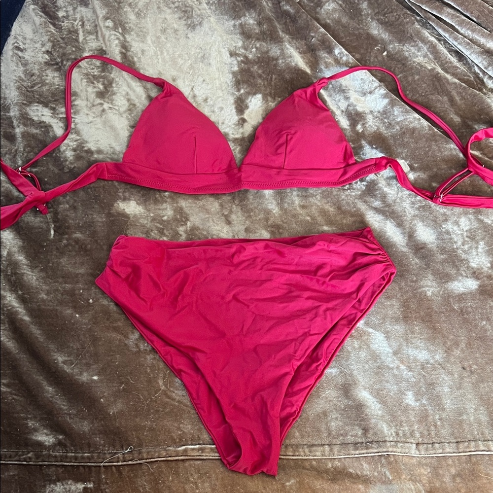 Red Bikini Set